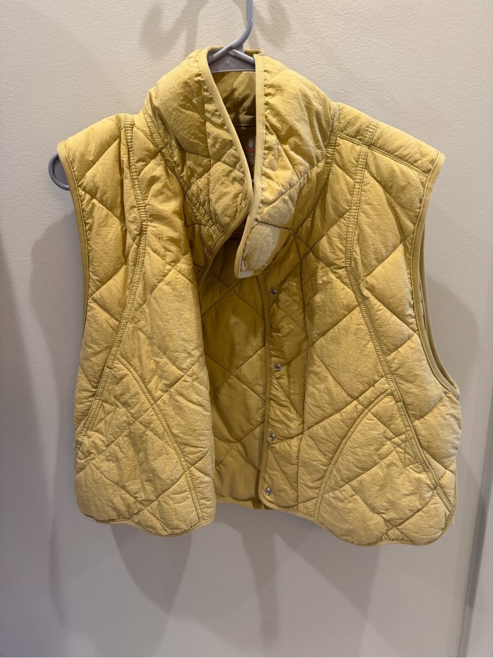 Free People Quilted Lemon Puffer Vest